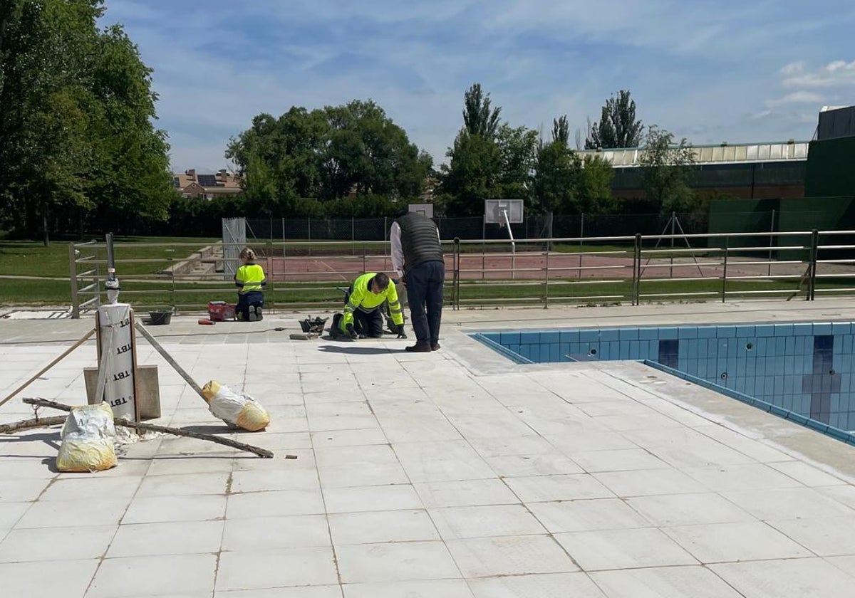 Mejoras en la Piscina Municipal de Laguna de Duero.