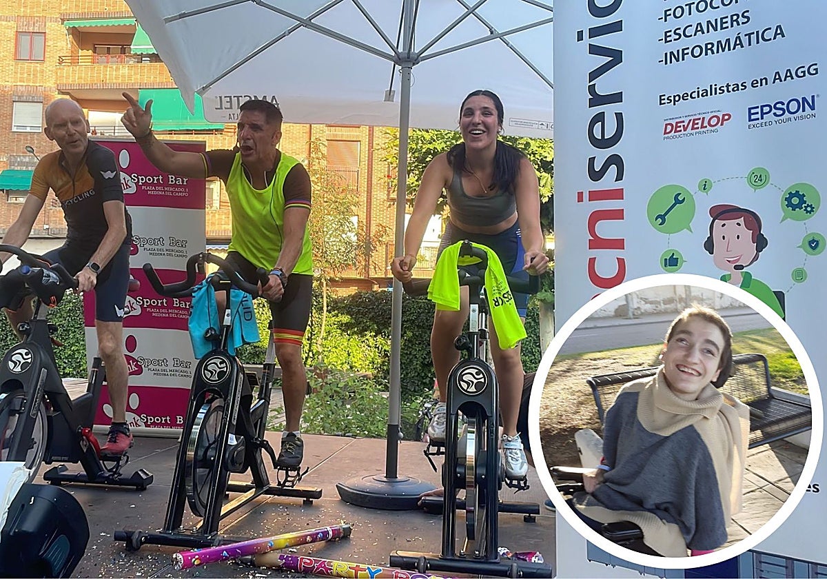 Imagen de la segunda edición. En el círculo, María Barbaño