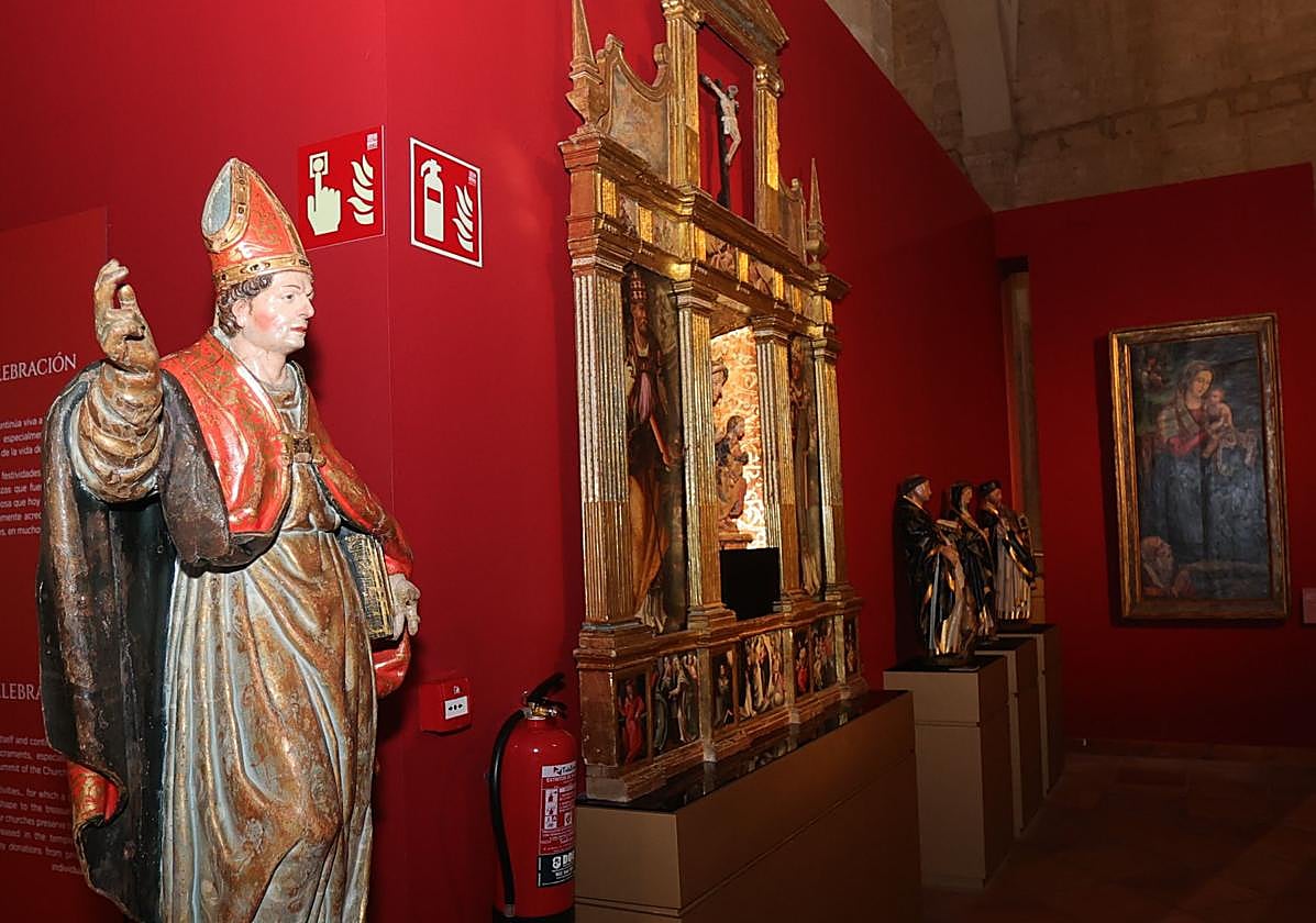 Imagen de archivo de obras y piezas expuestas en el Museo Territorial Campos del Renacimiento.