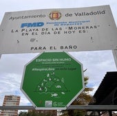 Valladolid convierte la playa de Las Moreras en espacio sin humos