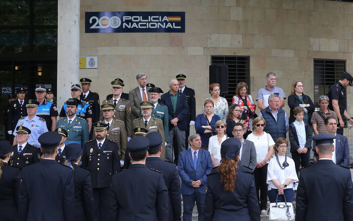 Fotografías del homenaje en Segovia a los policías víctimas del terrorismo