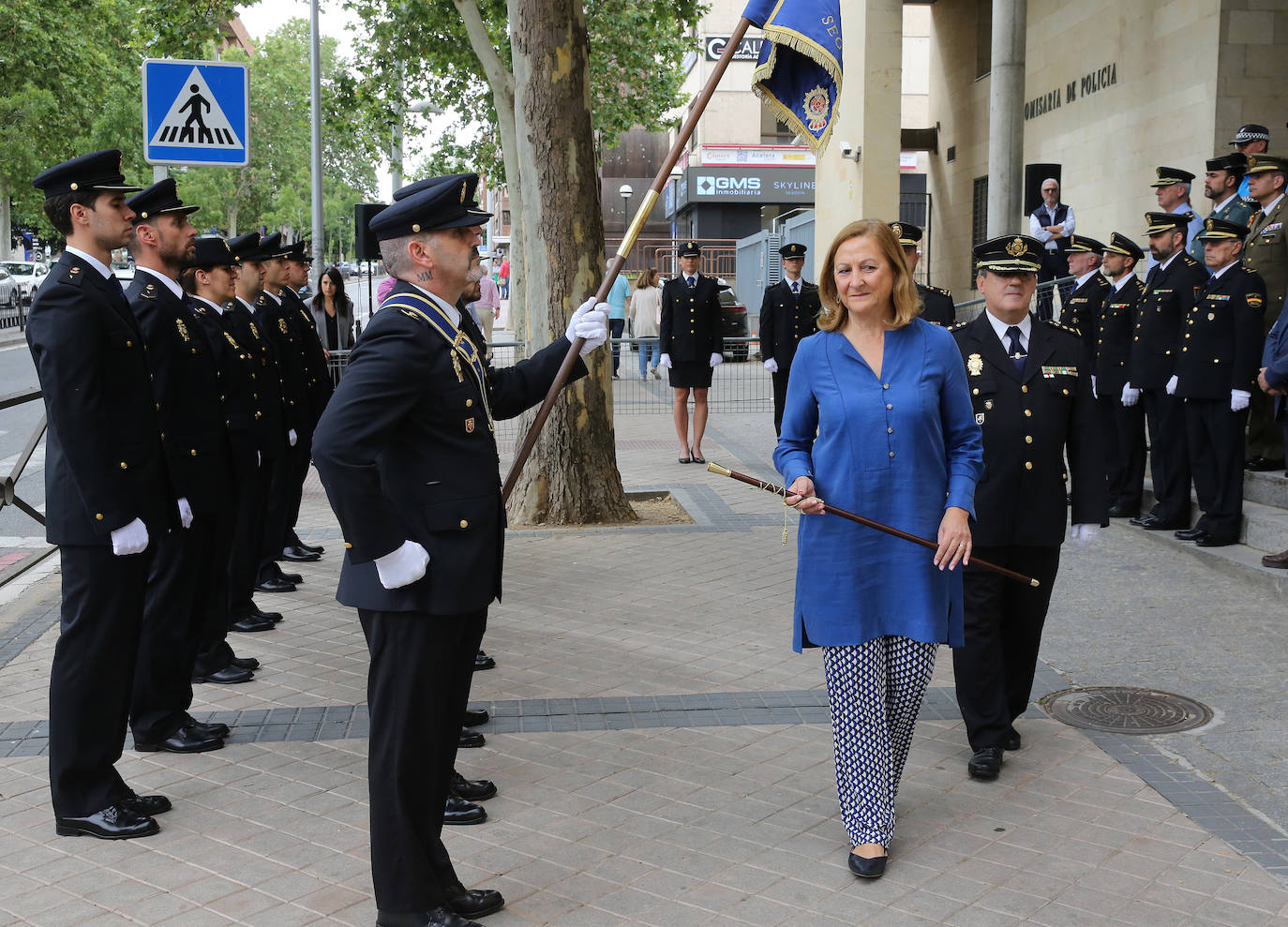 Fotografías del homenaje en Segovia a los policías víctimas del terrorismo