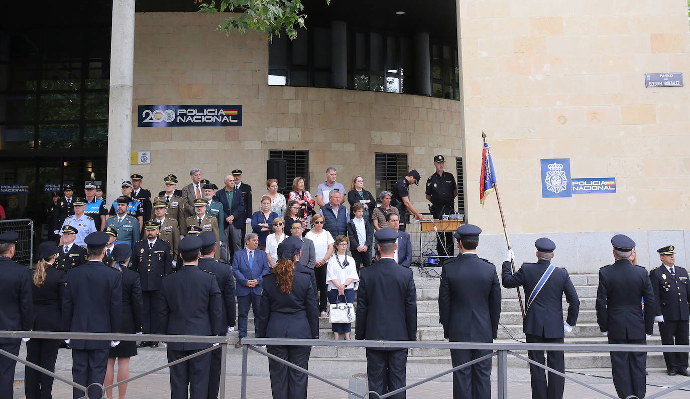 Fotografías del homenaje en Segovia a los policías víctimas del terrorismo