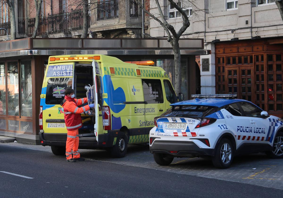 Servicios de emergencias y Policía Local, en una imagen de archivo.