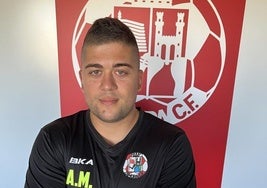 Foto oficial de Alberto Mateos en el Zamora CF.