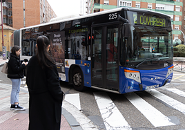 Imagen de archivo de un bus de Auvasa.