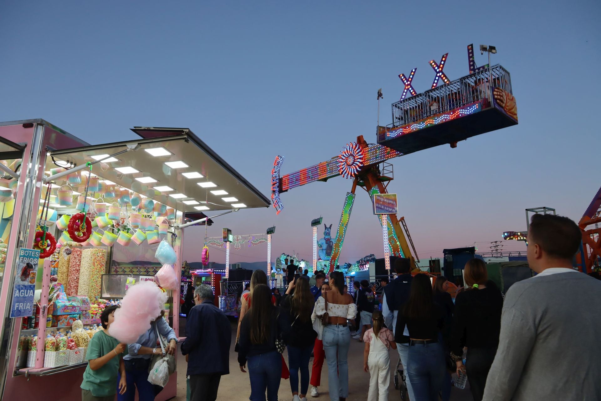 Fotografías del primer día de ferias en La Albuera