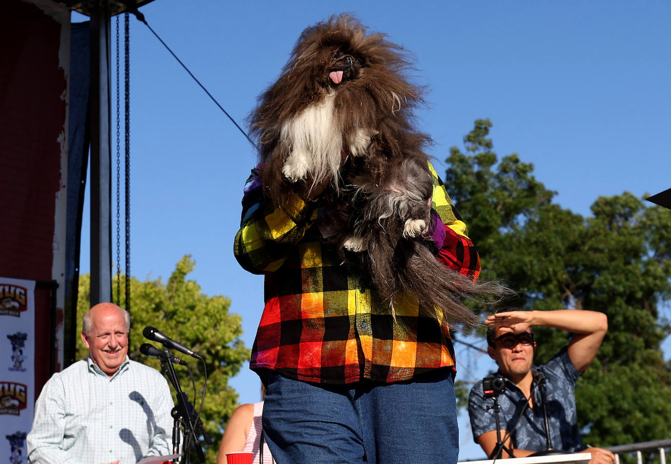 Las imágenes del concurso de los perros más feos celebrado en Petaluma, California