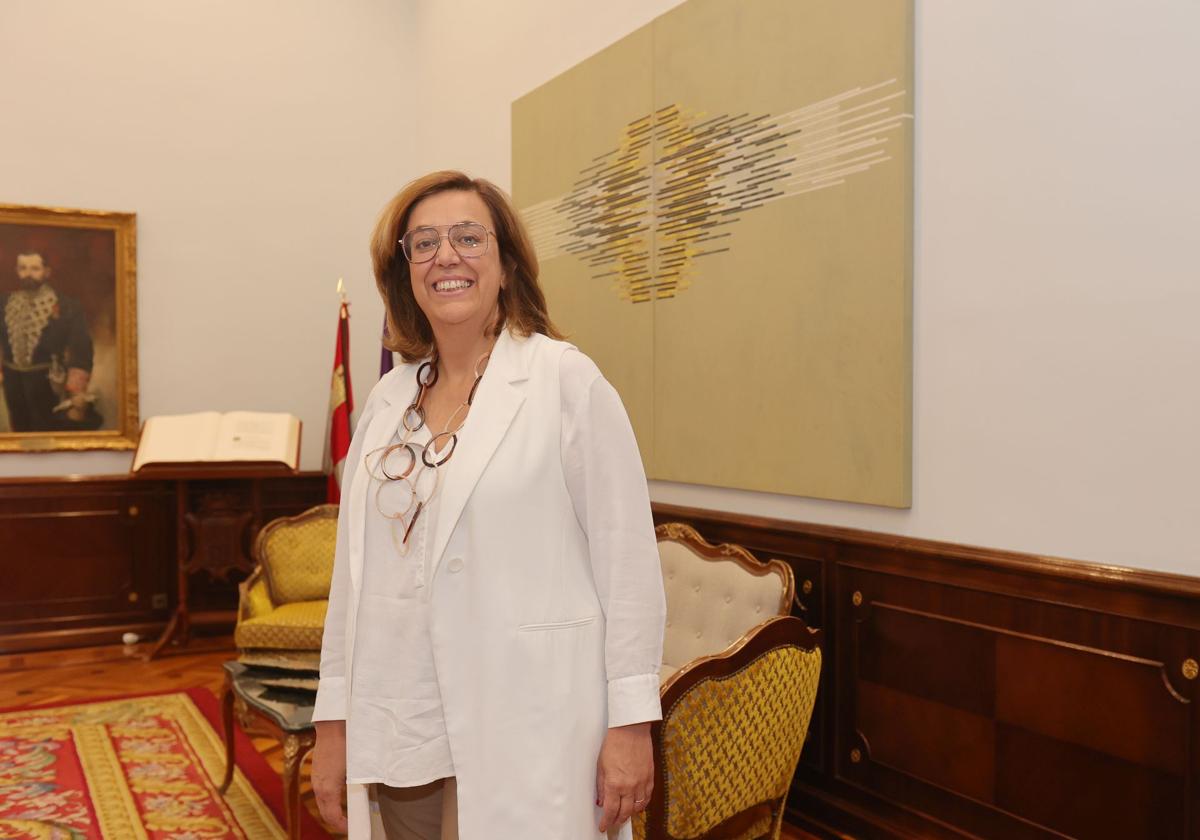 La presidenta de la Diputación, Ángeles Armisén.