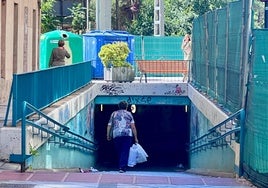 El paso peatonal de Labradores, abierto este lunes al mediodía.