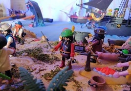 Historias de piratas, en la exposición de Playmobil.