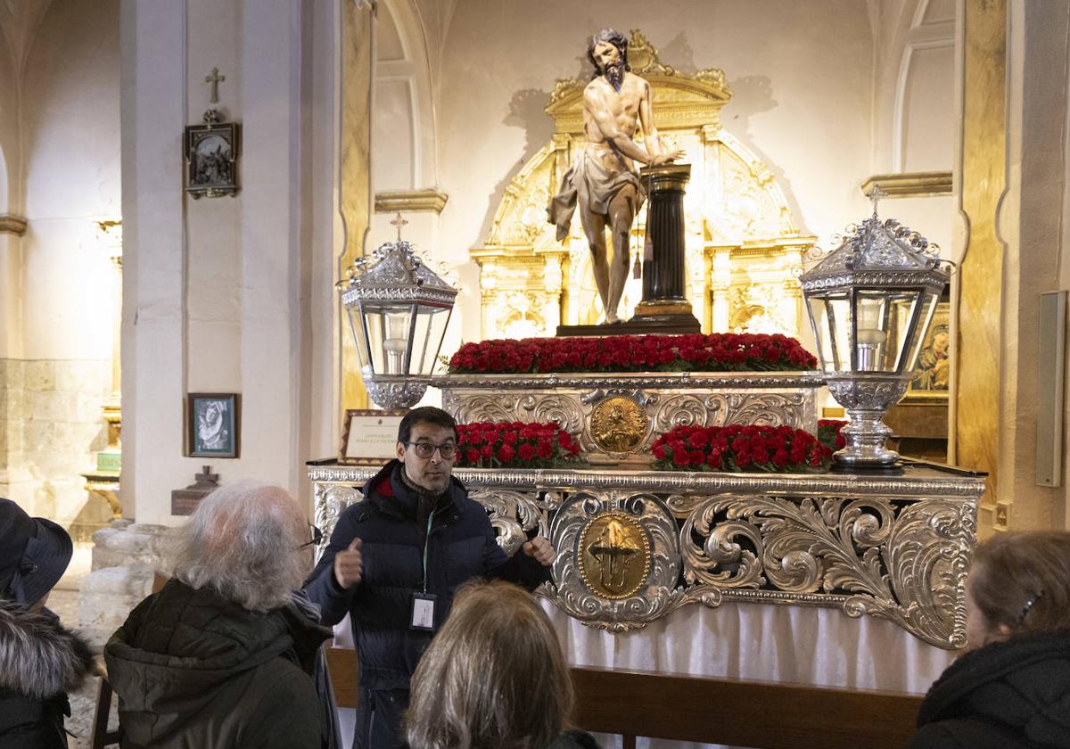 Visita turística en el interior de la Vera Cruz, la pasada Semana Santa.