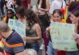 Manifestación por el Orgullo en Palencia