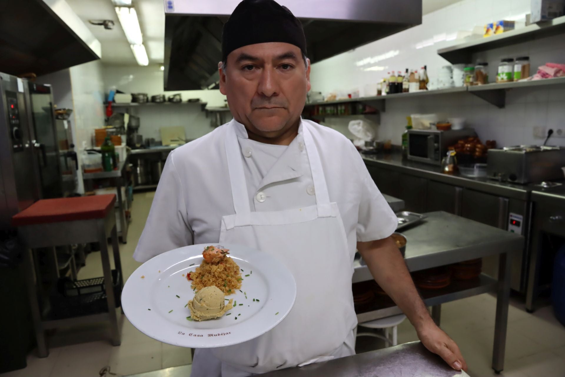 Germán Onofre, cocinero del Fogon Sefardí.