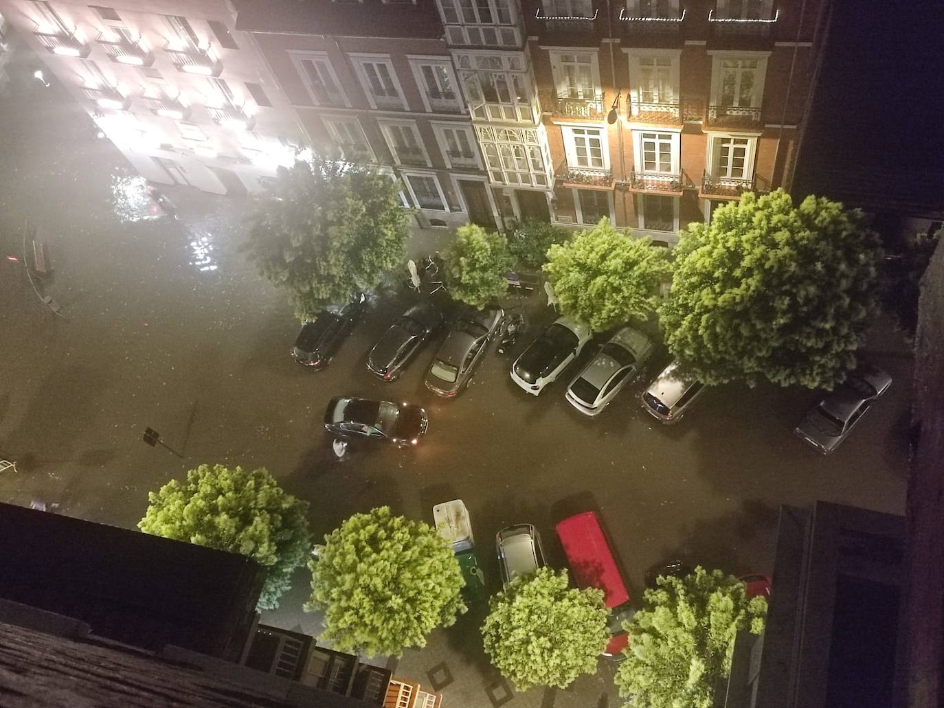 La tormenta en Valladolid, en imágenes