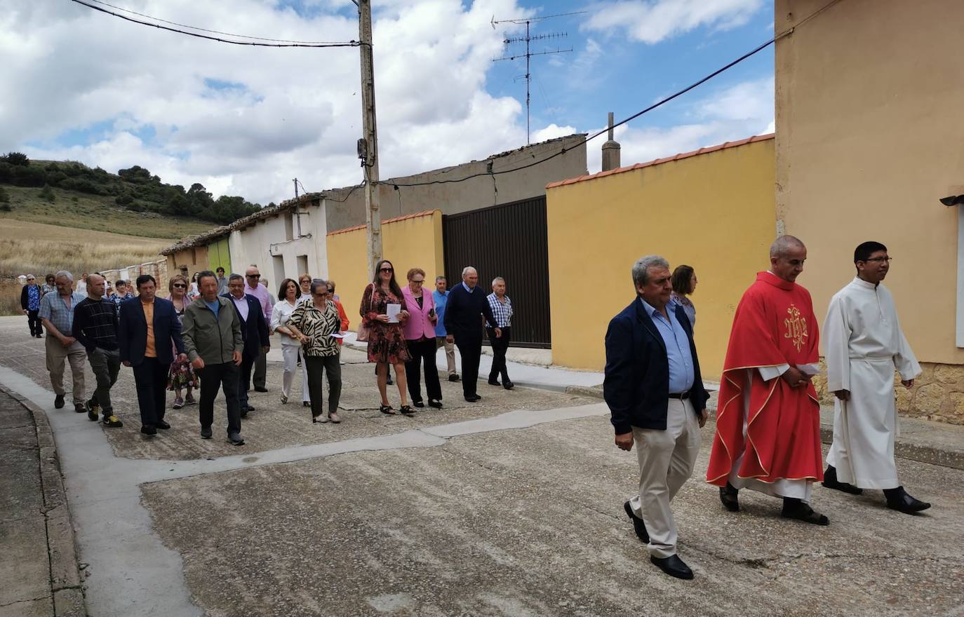 La procesión del beato Ponciano Nieto, en imágenes