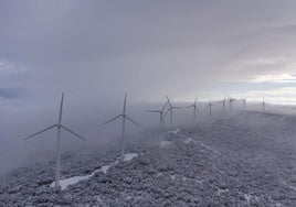 Parque eólico de Sierra de Dueña de Iberdrola.