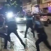 Cuatro detenidos en una pelea multitudinaria de madrugada en Palencia