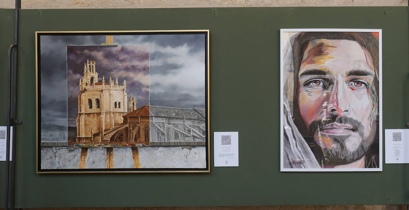 Veintisiete artistas palentinos exponen en el claustro de la Catedral