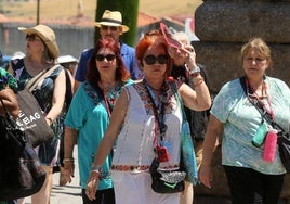 Jornada de intenso calor en Segovia