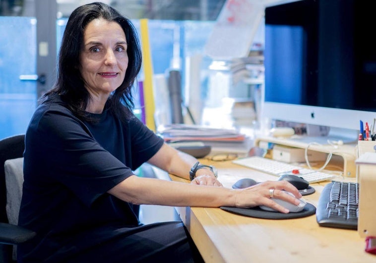 Paz Martín, en su estudio de arquitectura en Madrid.