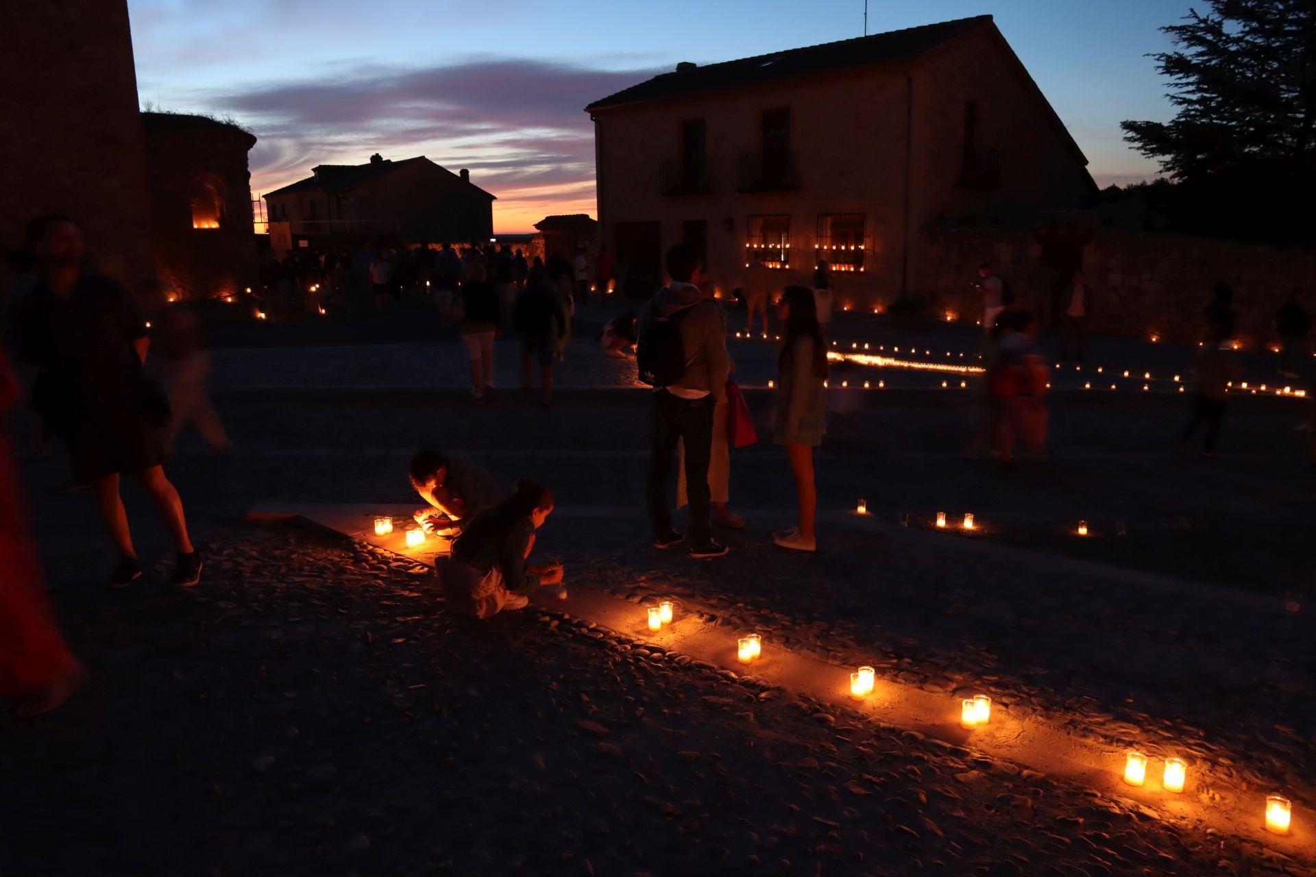 Fotografías del primero de los Conciertos de las Velas de Pedraza