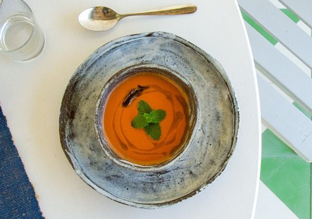 Gazpacho refrescante y nutritivo