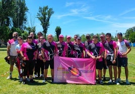 El equipo Arco Club Valladolid en el Campeonato de Castilla y León.