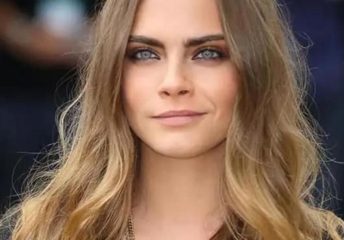 La supermodelo y actriz Cara Delevingne.
