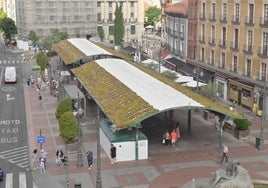 La Plaza de España de Valladolid, en la actualidad.