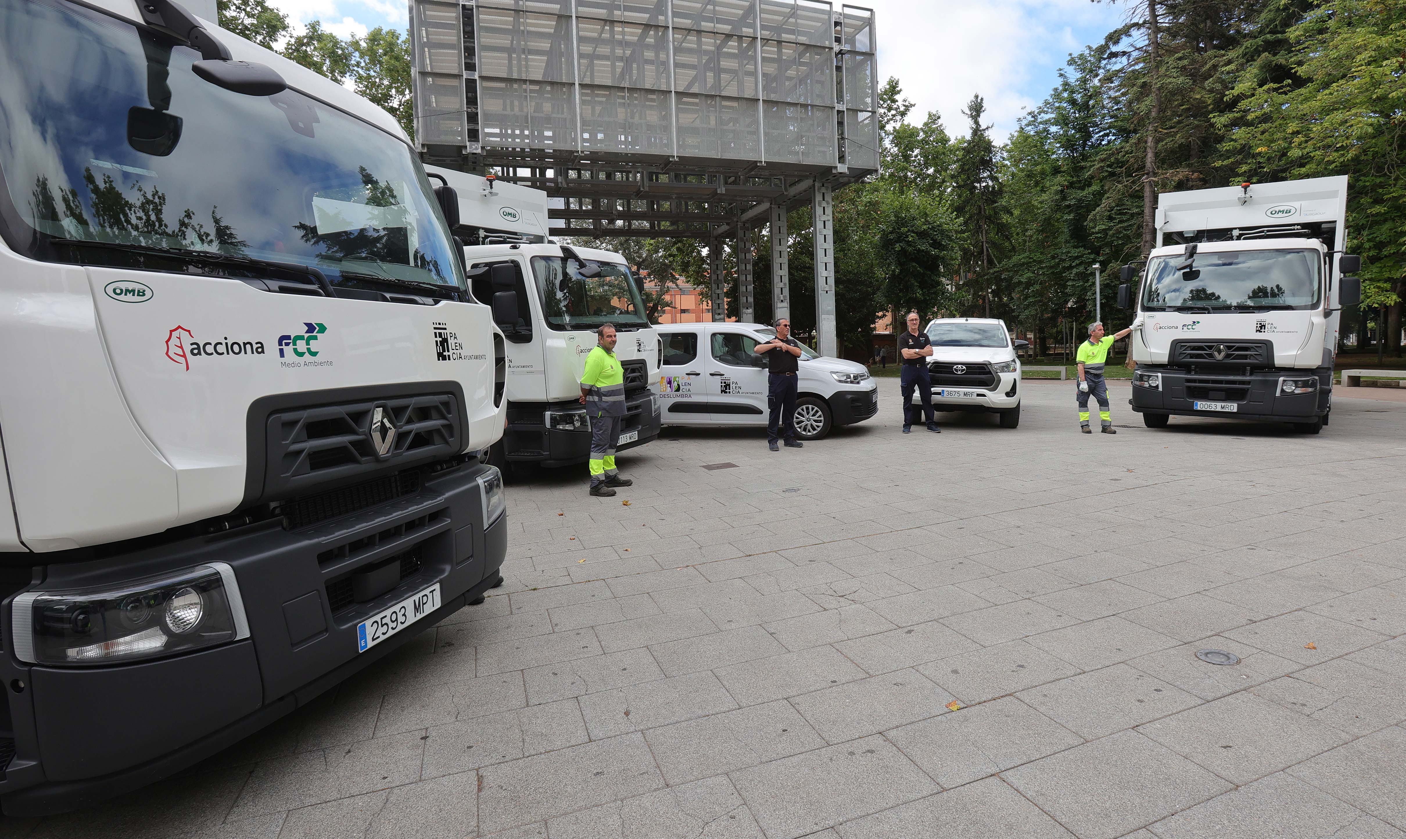 Nueva maquinaria del servicio de limpieza de Palencia