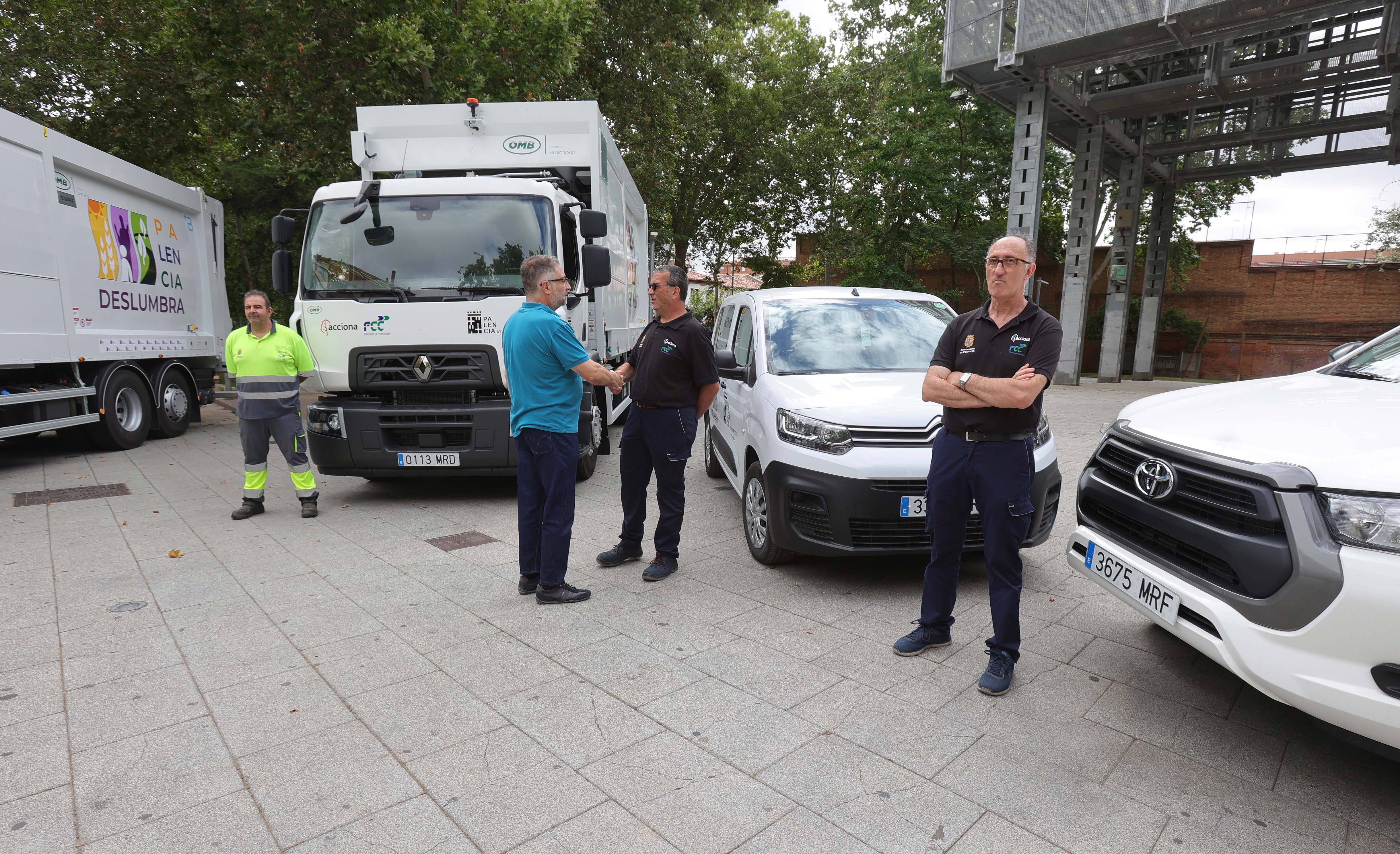 Nueva maquinaria del servicio de limpieza de Palencia