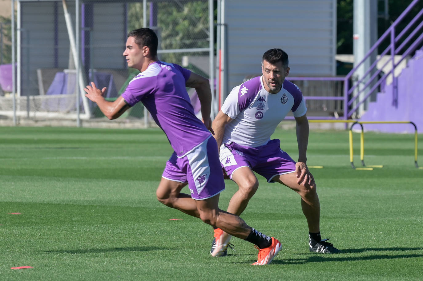 Las imágenes del primer entrenamiento del Real Valladolid