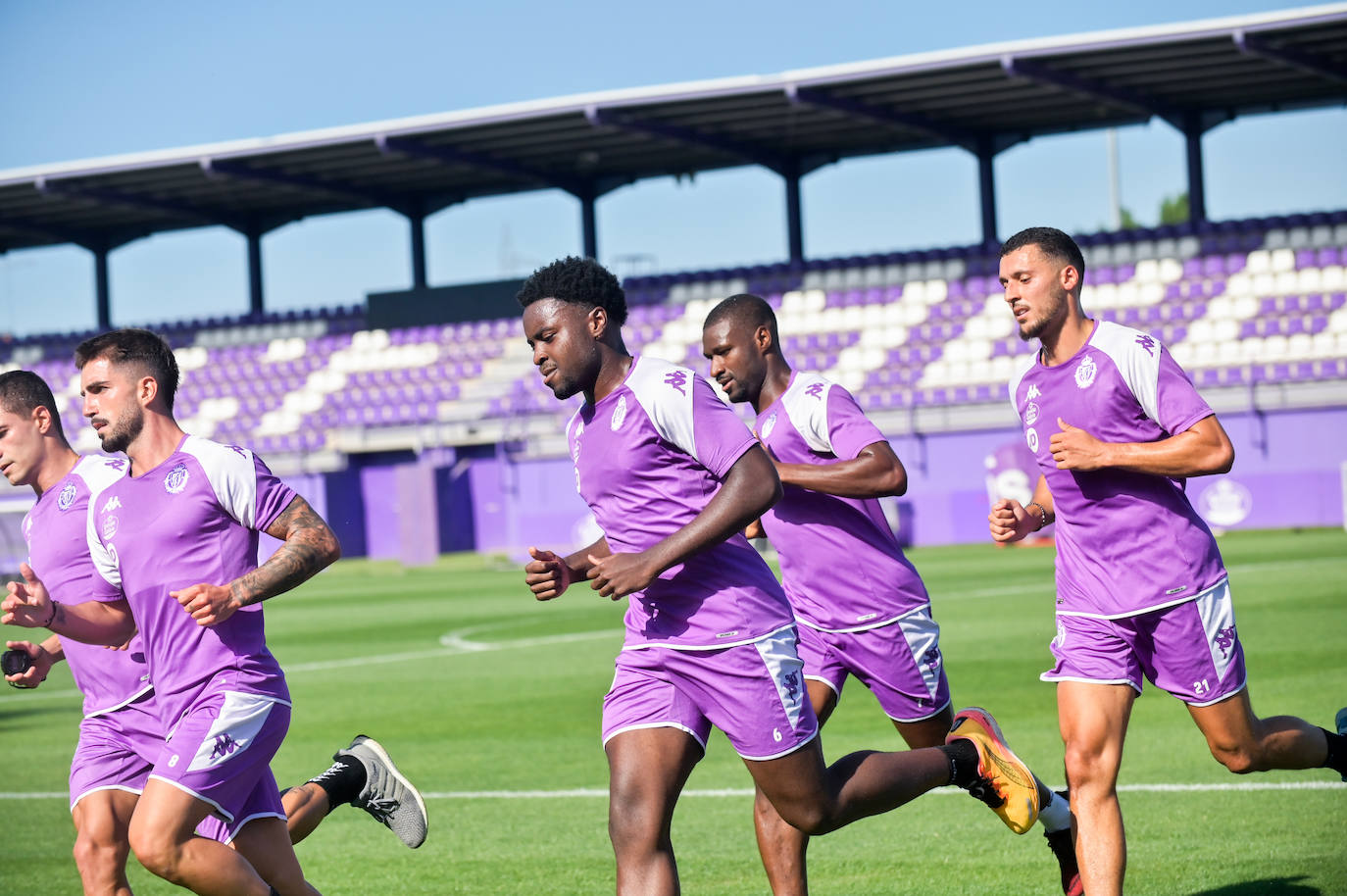 Las imágenes del primer entrenamiento del Real Valladolid