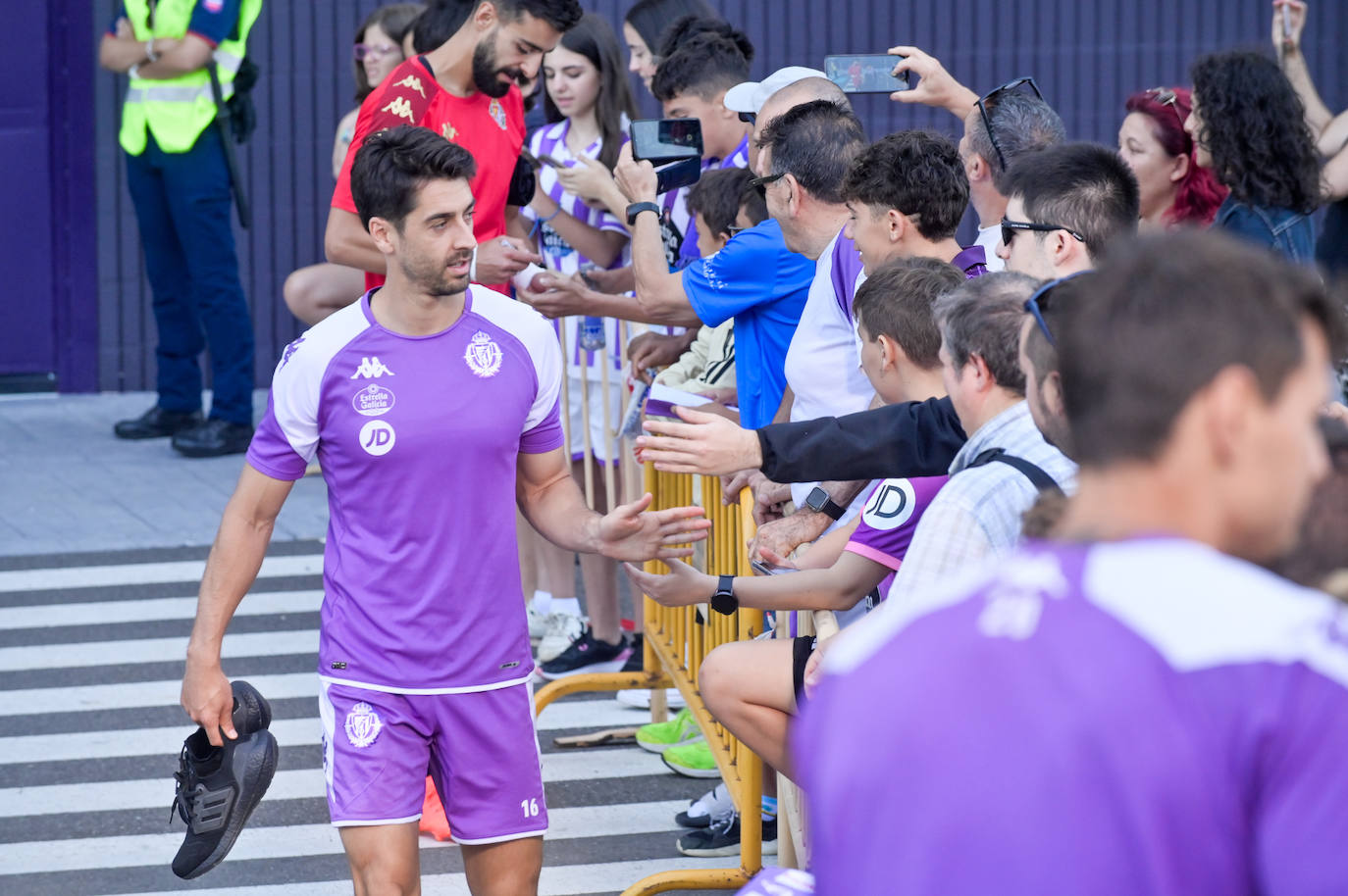 Las imágenes del primer entrenamiento del Real Valladolid