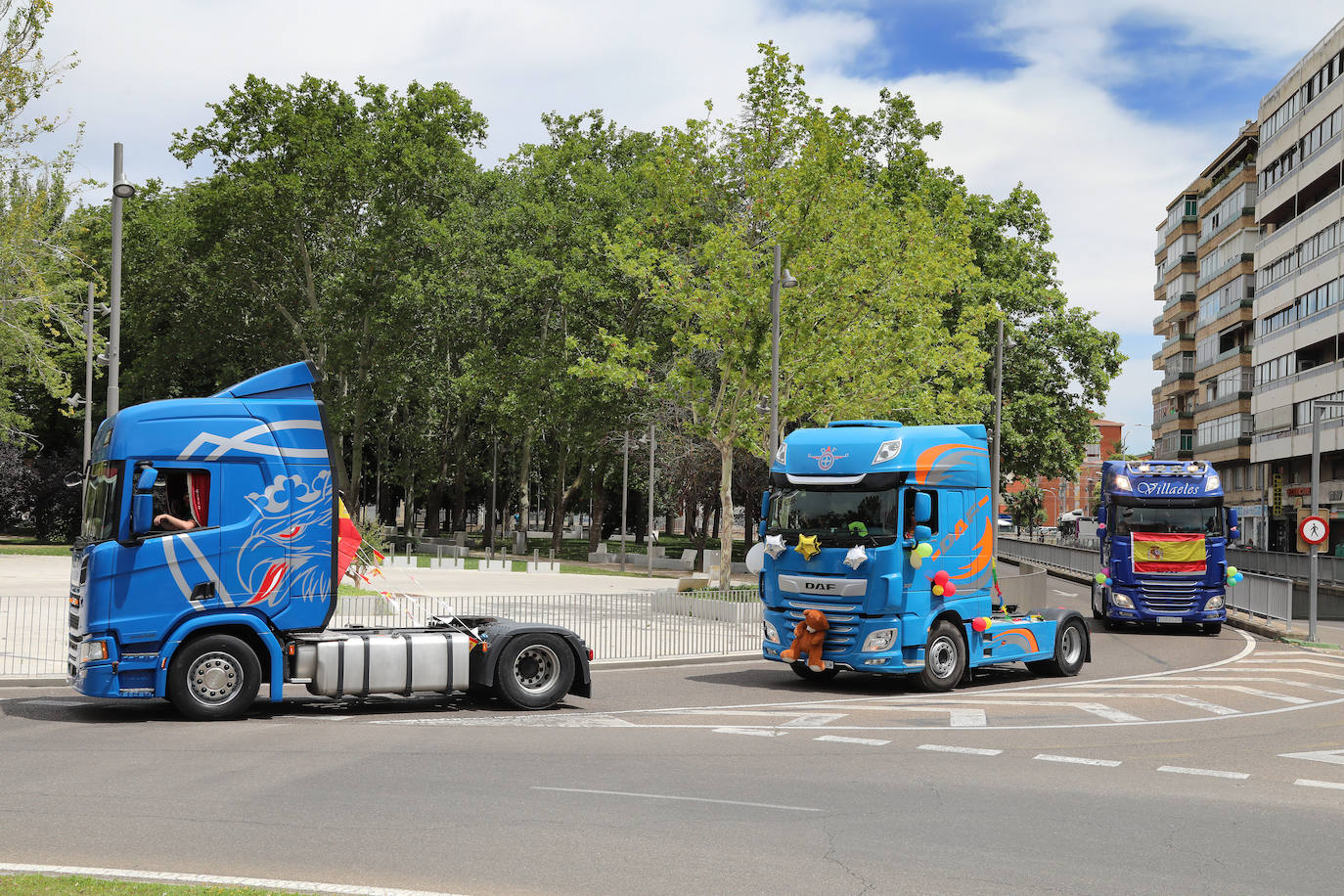 Los camioneros palentinos celebran San Cristóbal