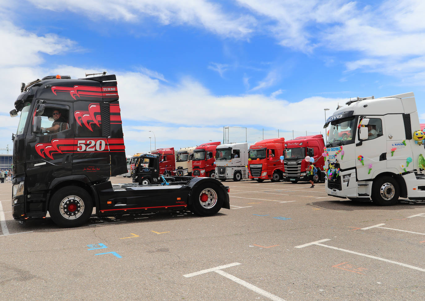Los camioneros palentinos celebran San Cristóbal