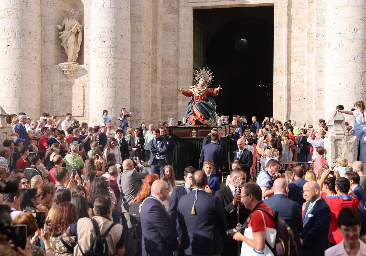 Las imágenes de la misa y procesión de la Virgen de la Vera Cruz