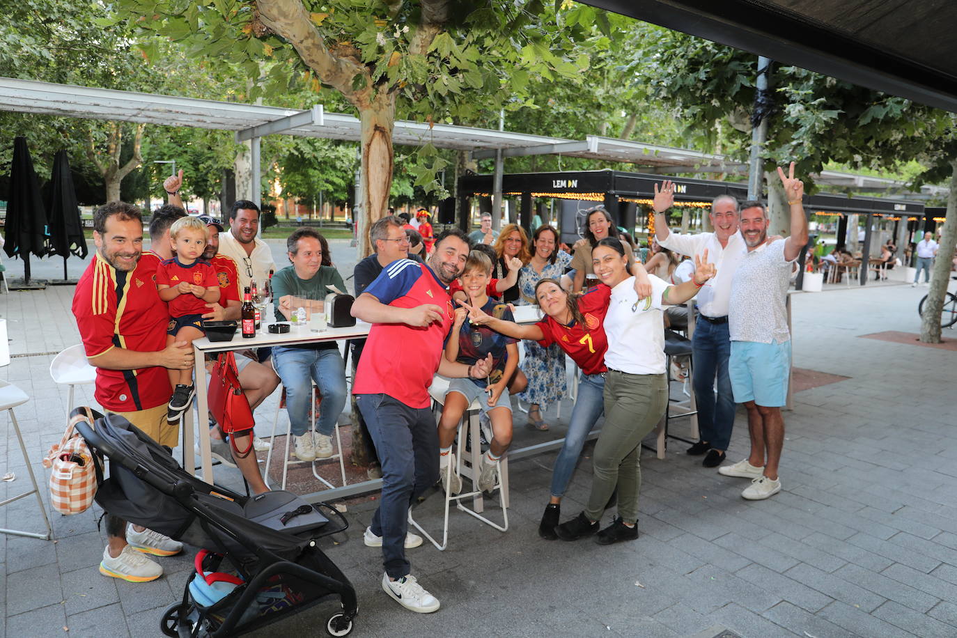 Así viven los palentinos la final de la Eurocopa entre España e Inglaterra