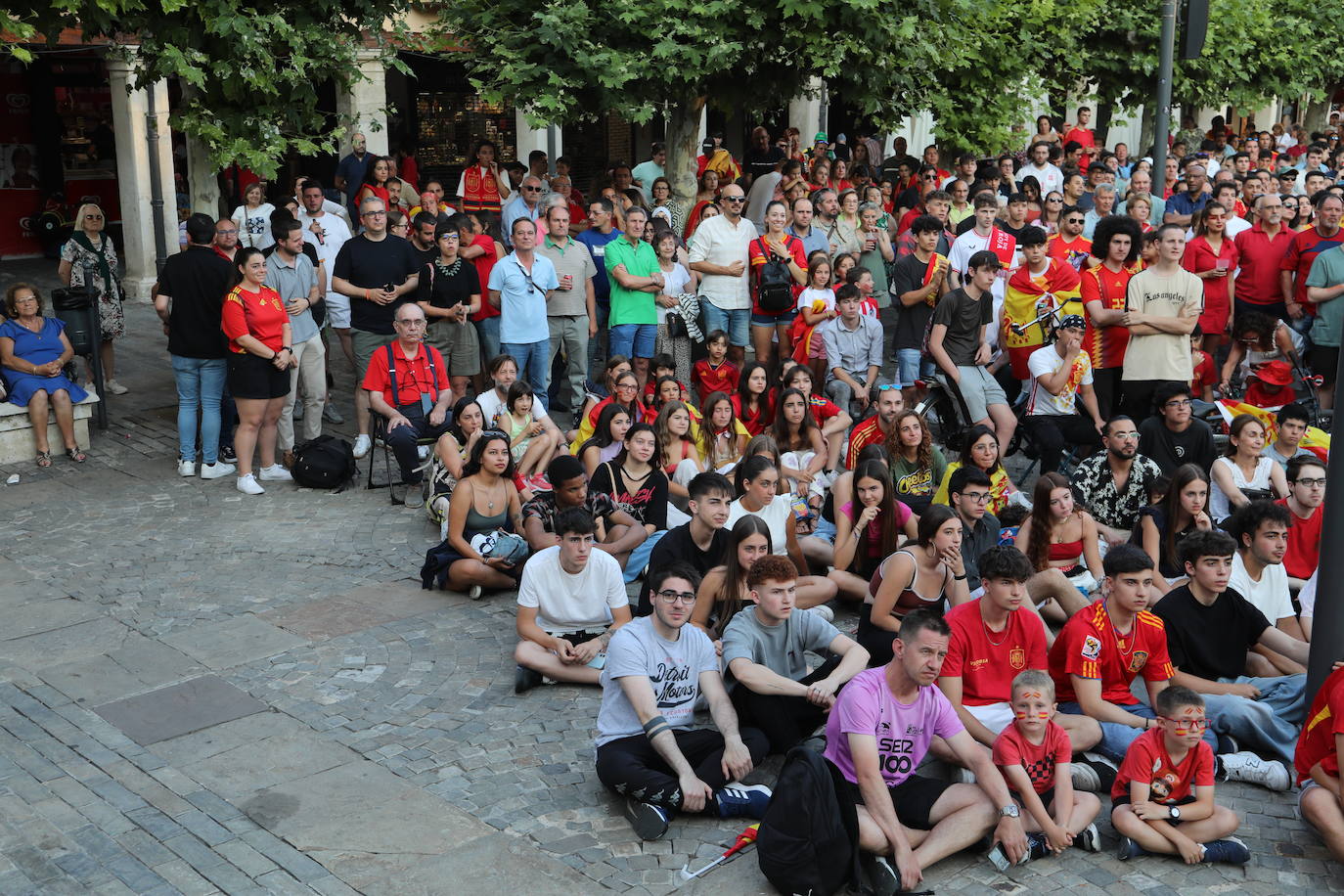 Así viven los palentinos la final de la Eurocopa entre España e Inglaterra