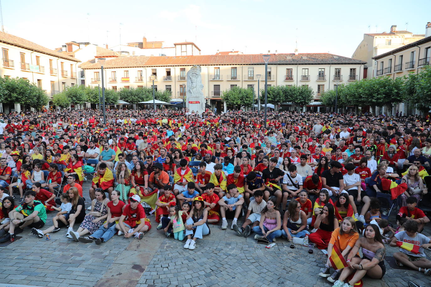 Así viven los palentinos la final de la Eurocopa entre España e Inglaterra