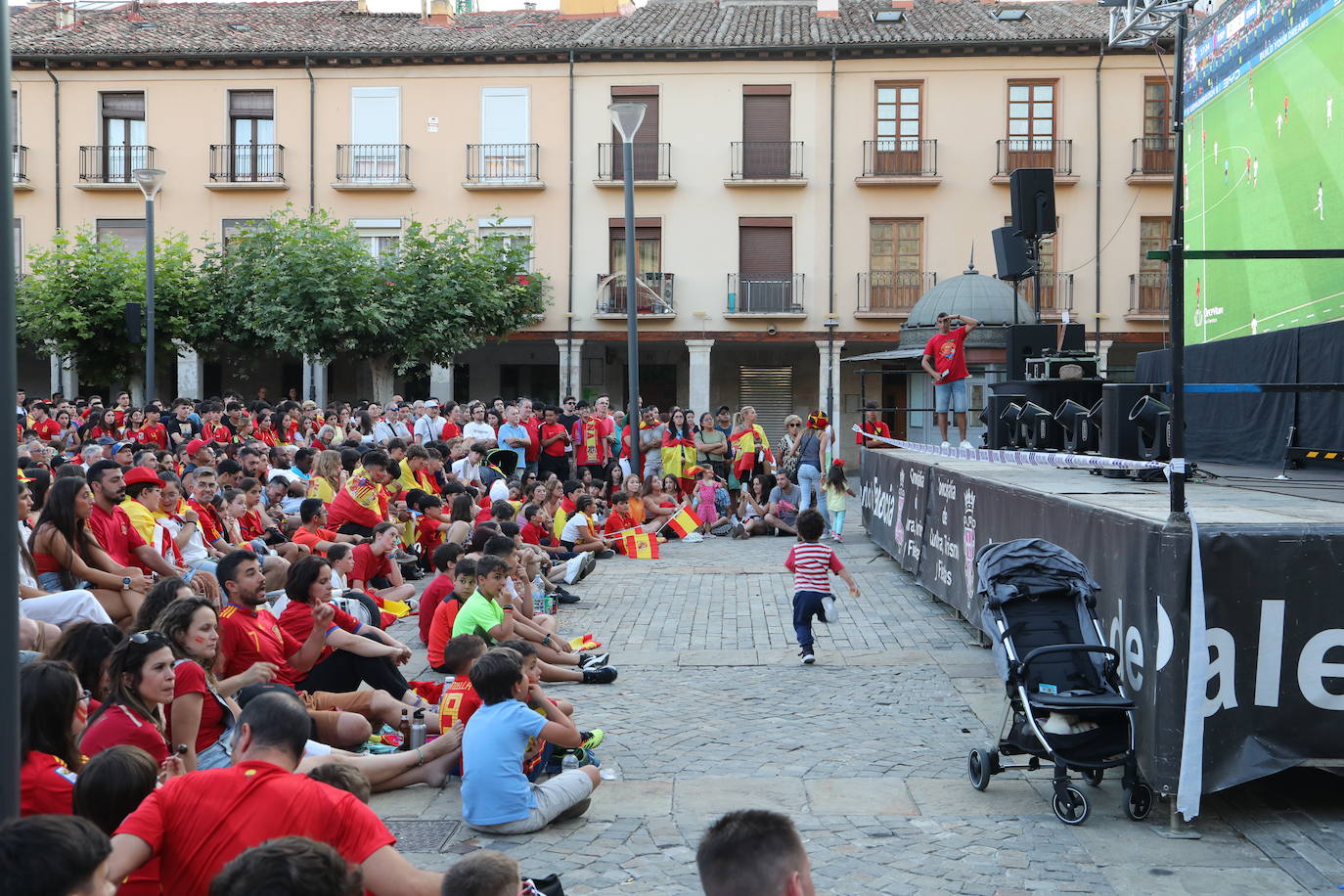 Así viven los palentinos la final de la Eurocopa entre España e Inglaterra