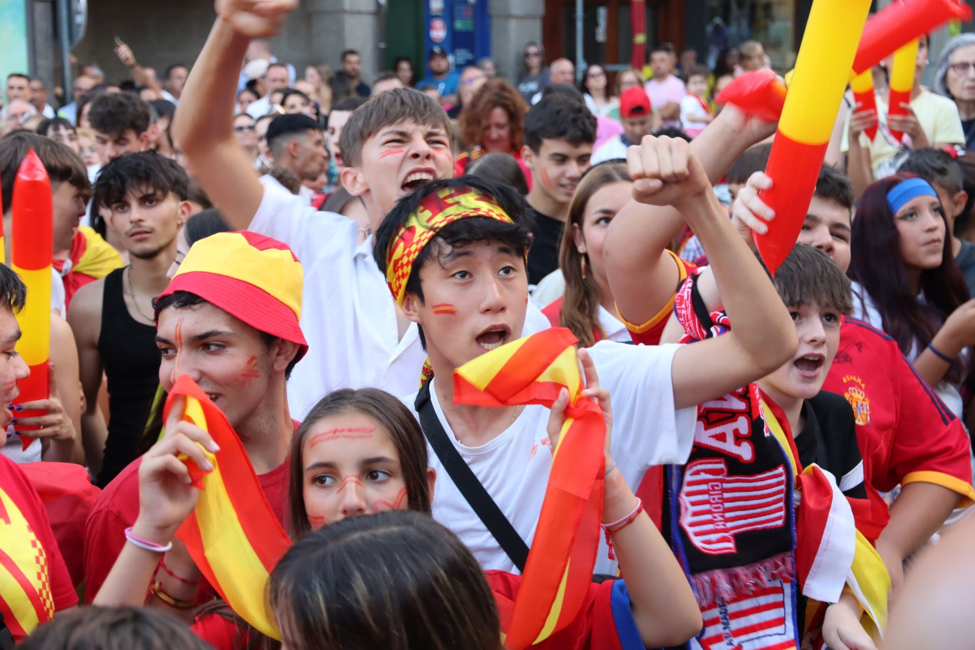 Así vivió Segovia el triunfo de España en la Eurocopa