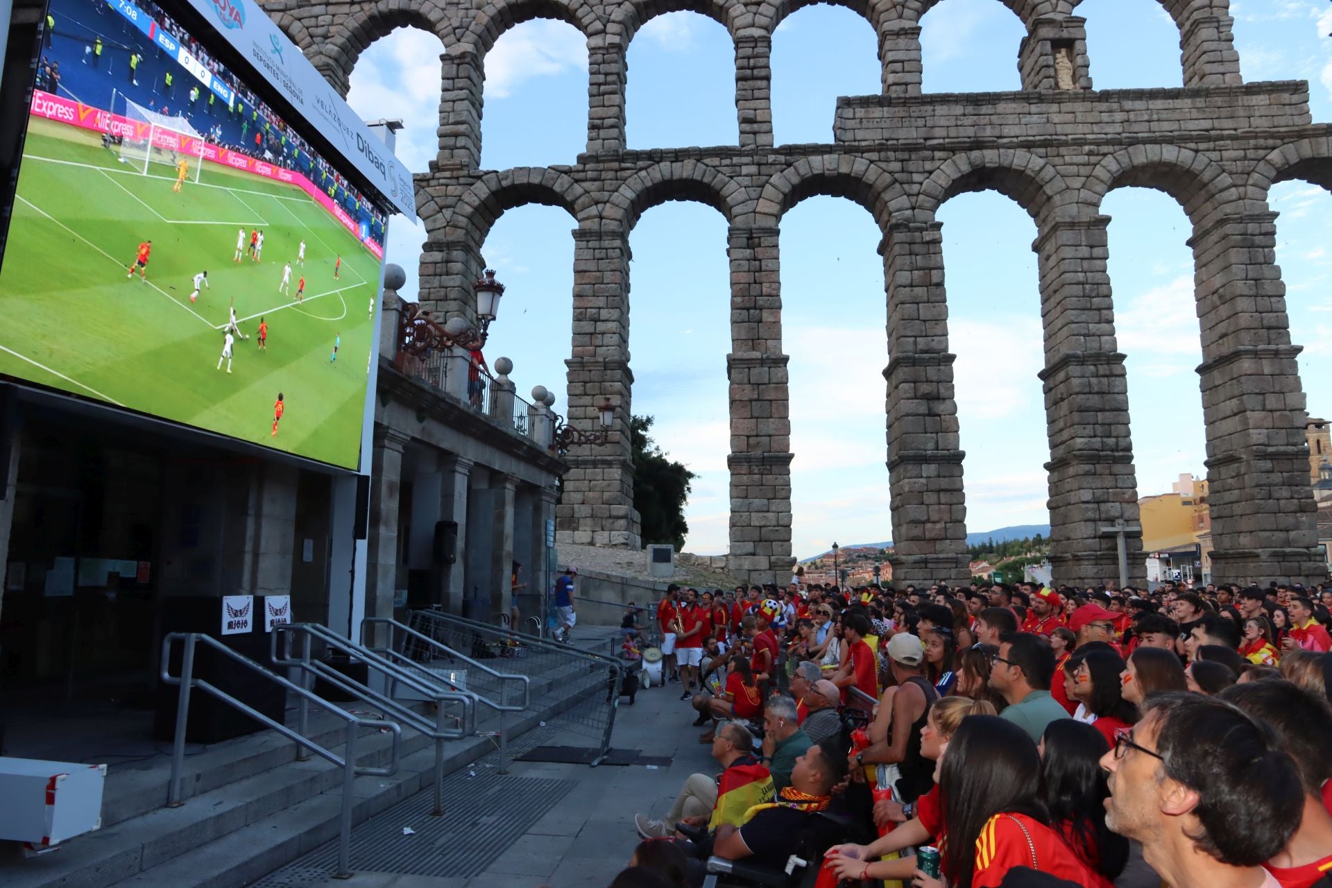 Así vivió Segovia el triunfo de España en la Eurocopa