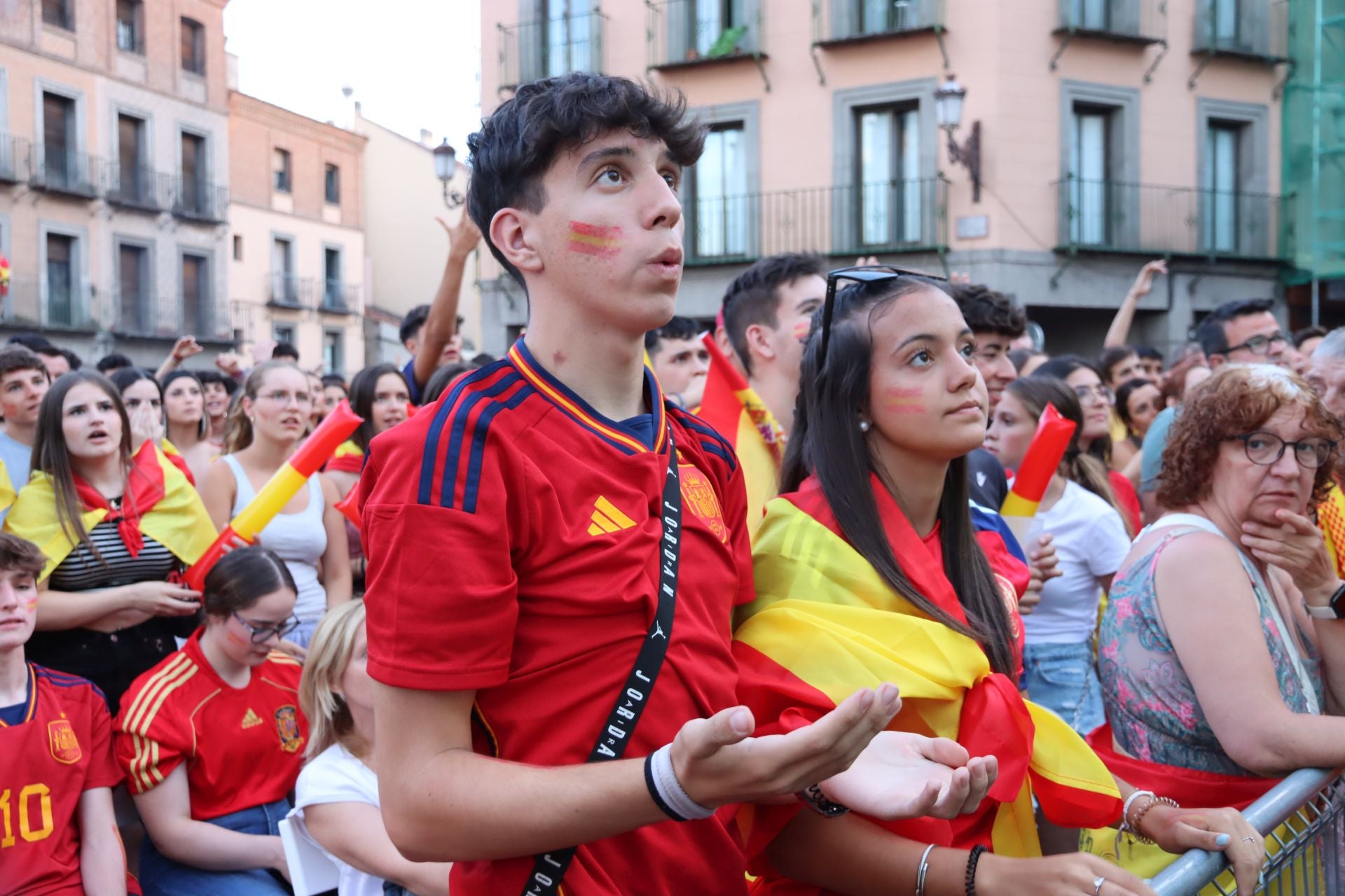 Así vivió Segovia el triunfo de España en la Eurocopa