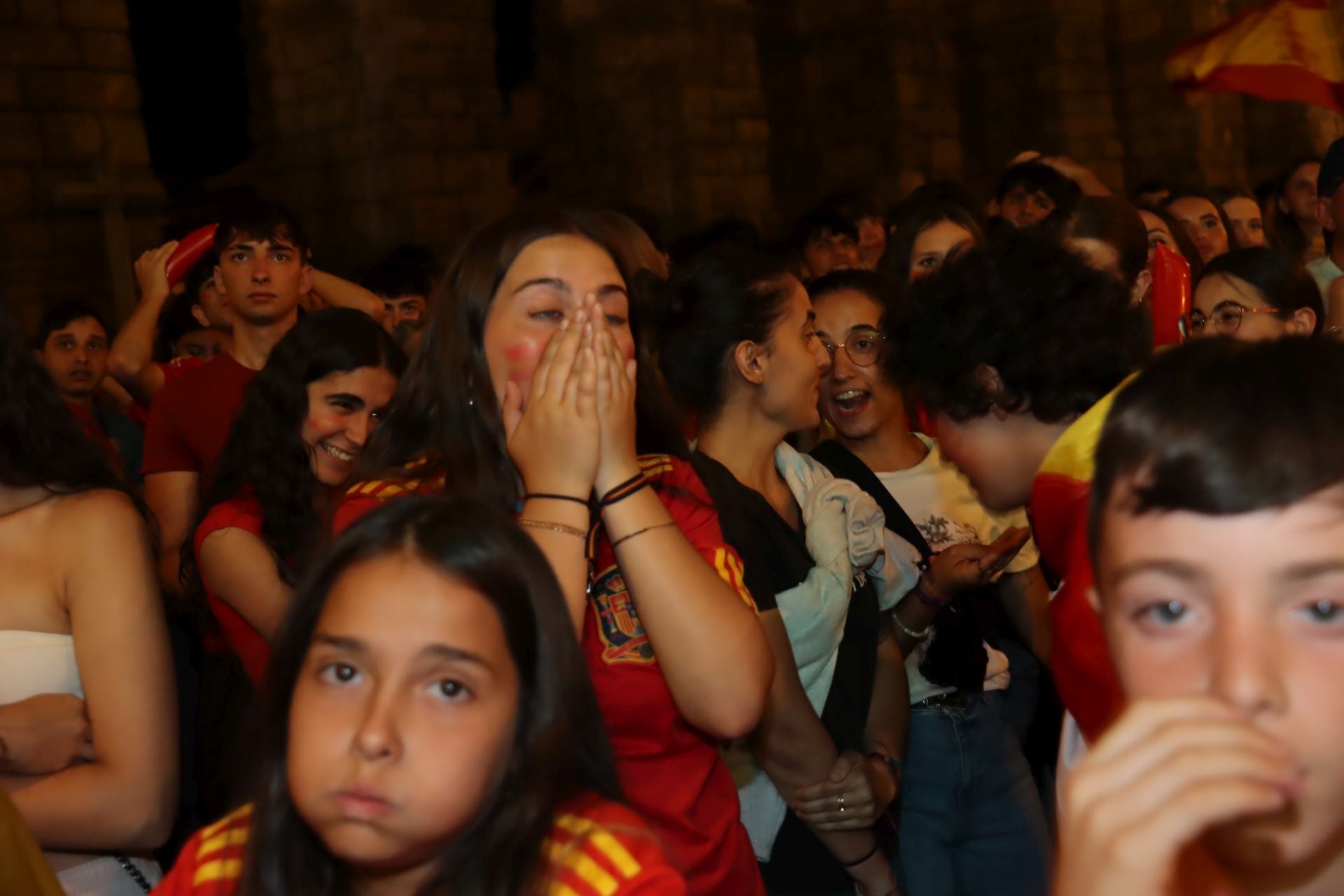 Así vivió Segovia el triunfo de España en la Eurocopa