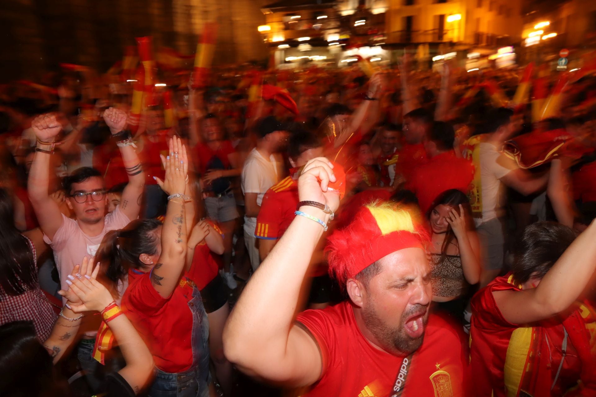 Así vivió Segovia el triunfo de España en la Eurocopa