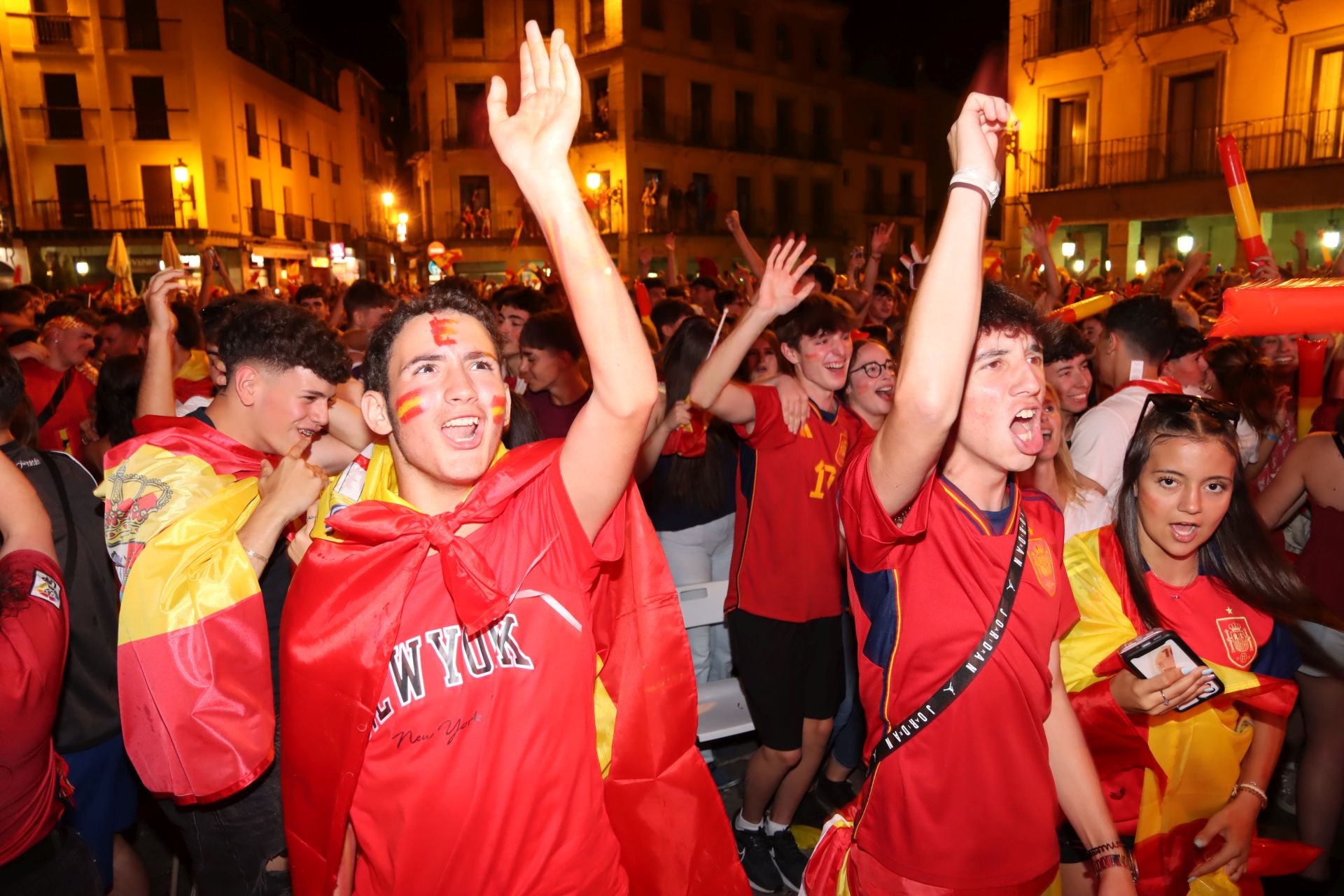 Así vivió Segovia el triunfo de España en la Eurocopa