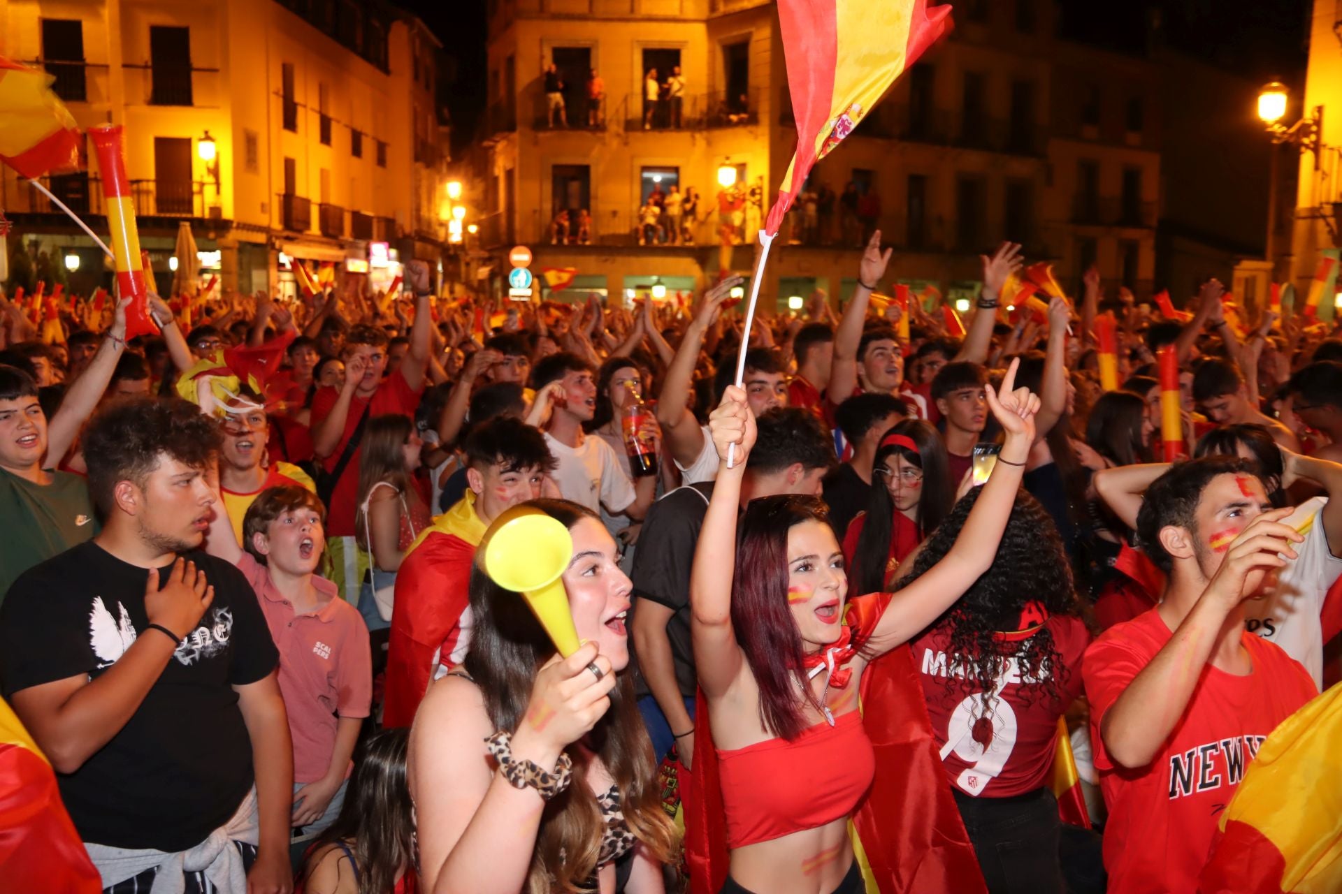 Así vivió Segovia el triunfo de España en la Eurocopa