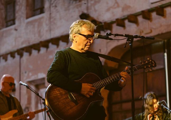 Marcos Fernández Fermoselle, con su banda.